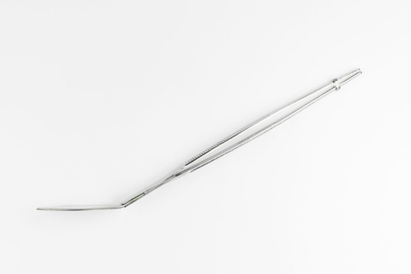 Pinzeta a špachtle zahnutá – 21 cm